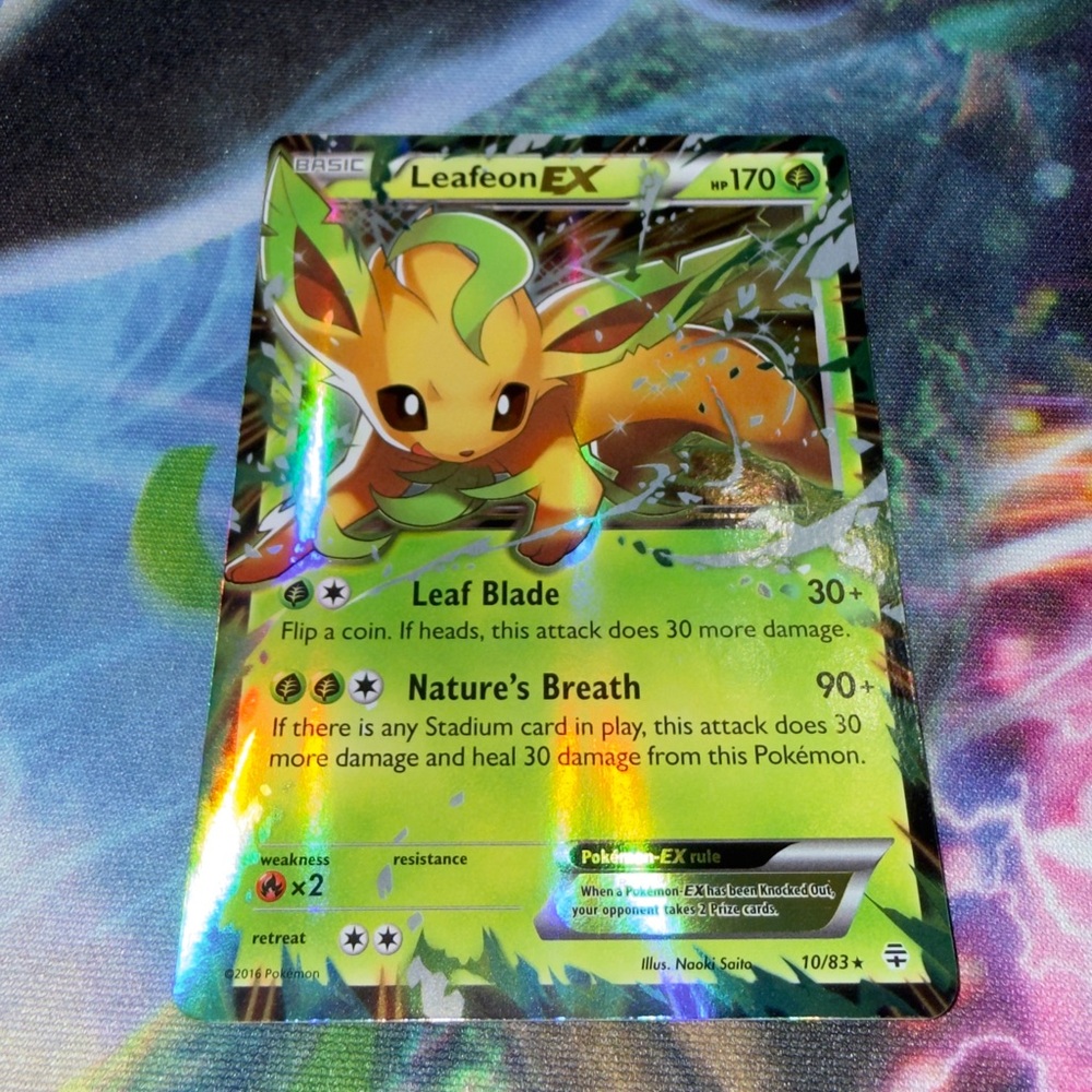 Leafeon EX Generations Holo Pokémon Card tcg